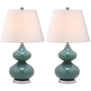 Teal Bedside Lamps